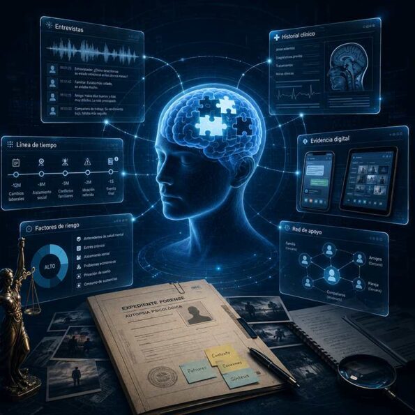 Luis F Gonzalez Colón explica la metodología de autopsia psicológica con entrevistas, historial clínico y evidencia digital